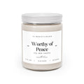 AffIRMATION SOY CANDLE 9oz- "Worthy of Peace"